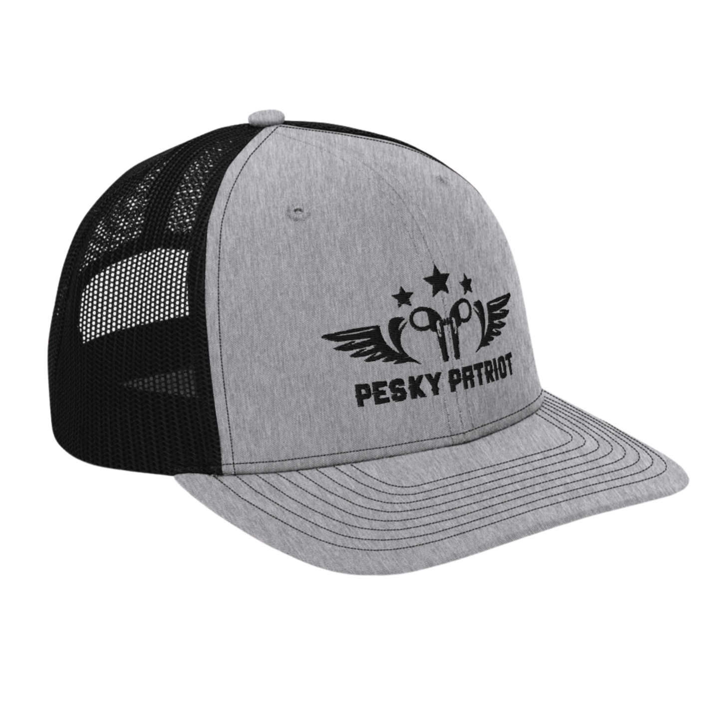 Pesky Patriot Branded Snapback Trucker