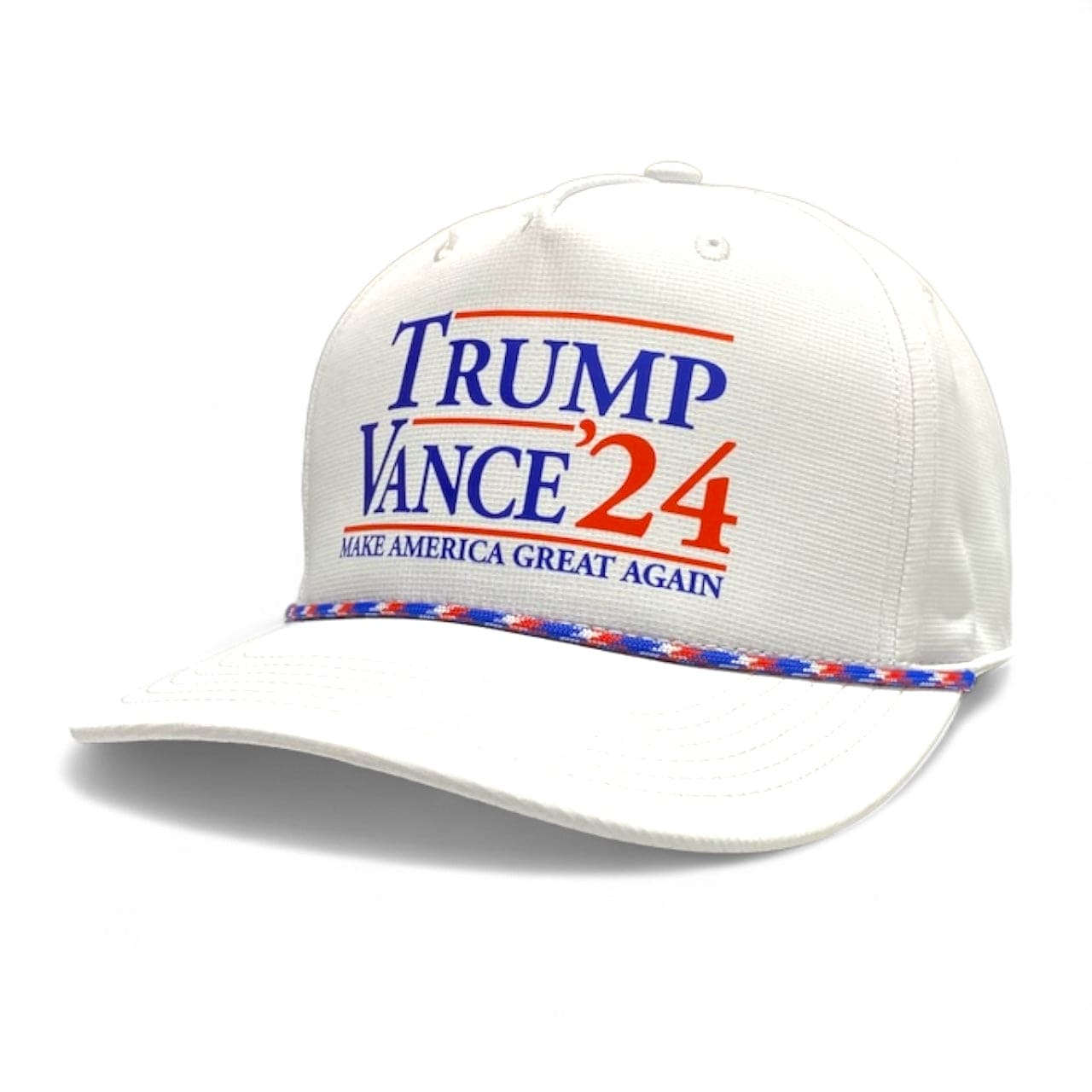 Trump Vance Performance Hat with USA Color Rope