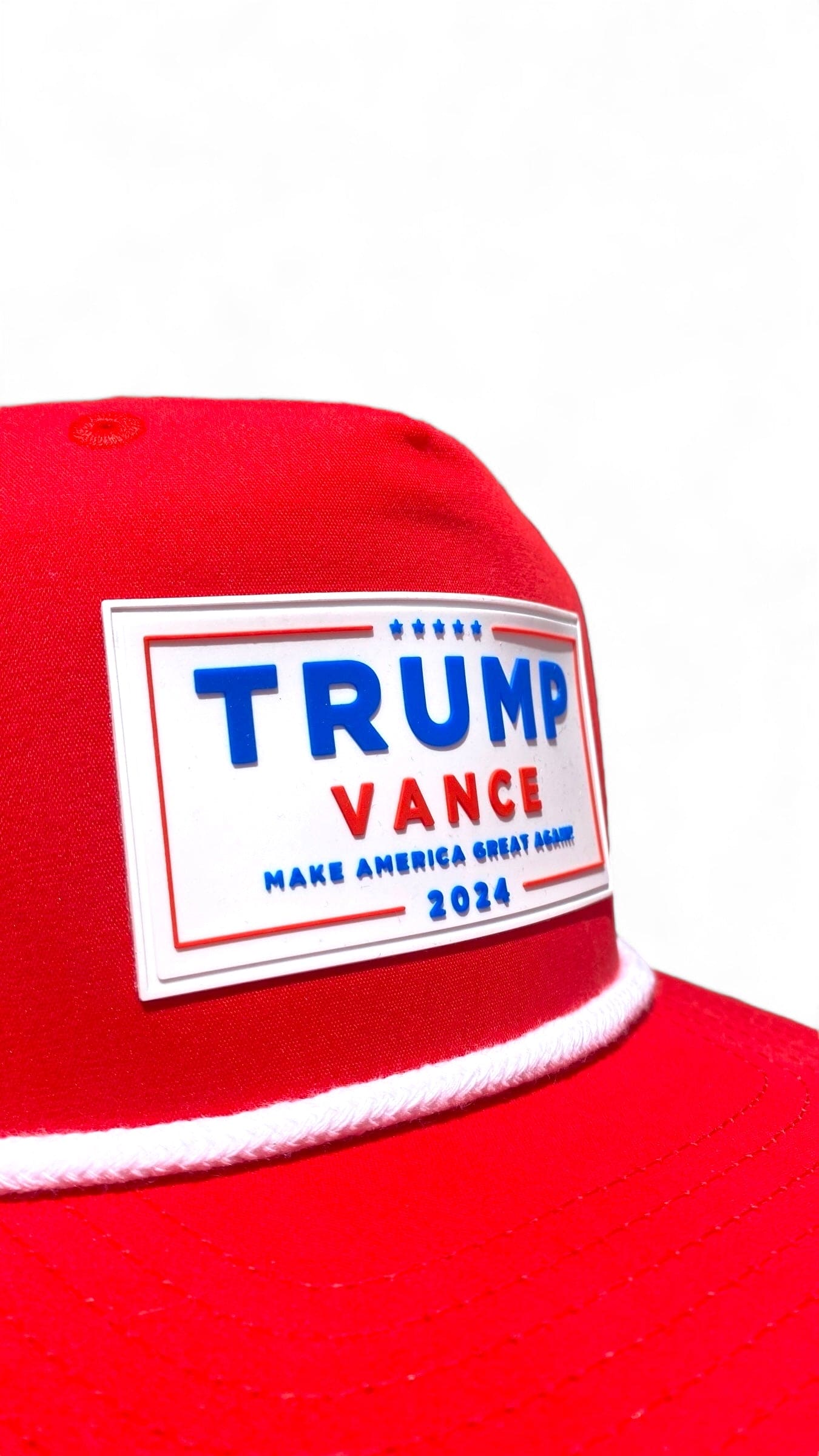 Trump Vance 2024 Make America Great Again Red Rope Hat