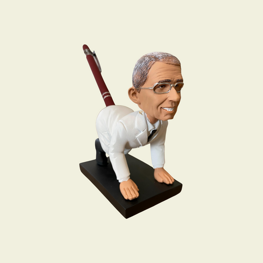 Dr. Fauci Funny Novelty Pencil Holder Bobble