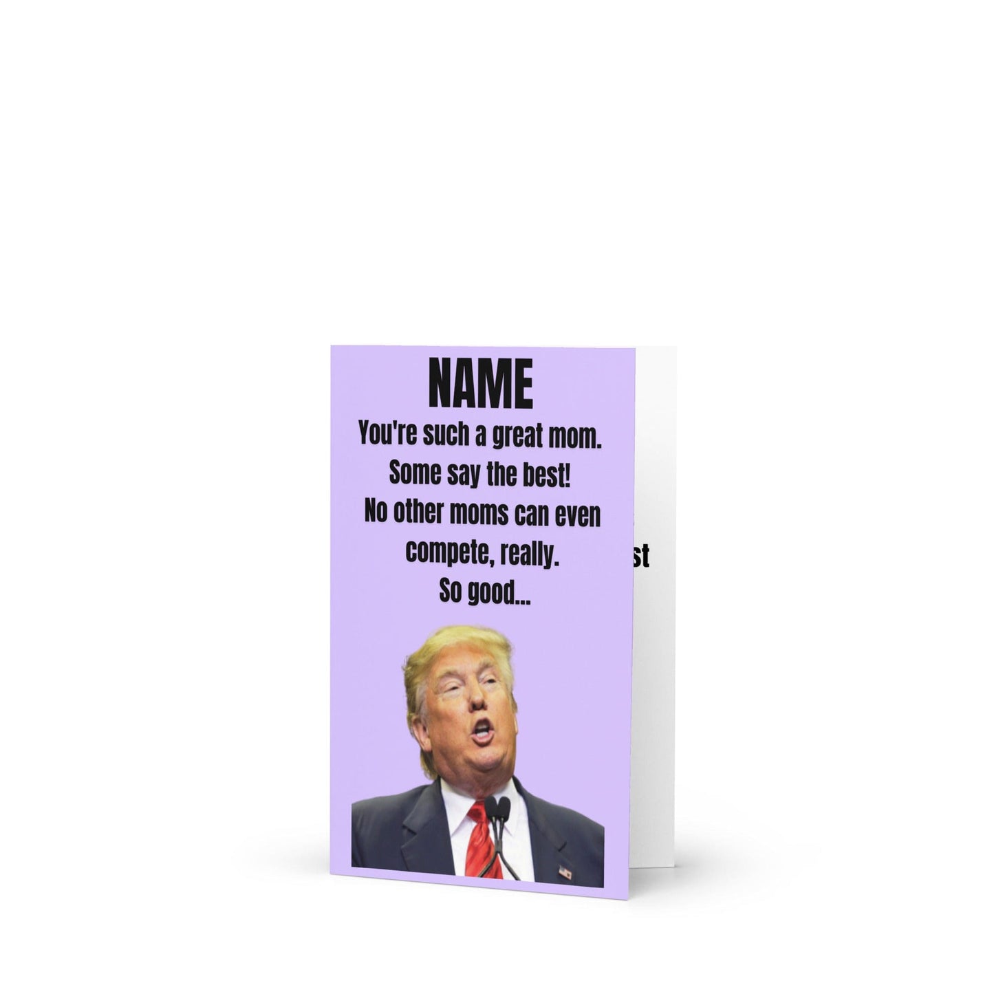 Trump Best Mom Ever Personalized Mother's Day Card