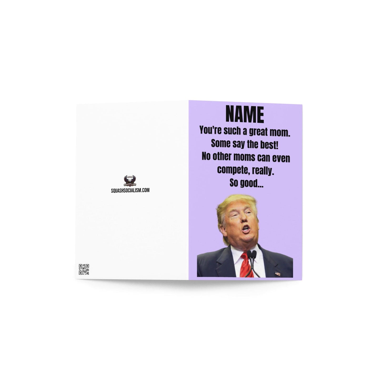 Trump Best Mom Ever Personalized Mother's Day Card