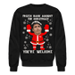 Justin Trudeau Tyrant Christmas Sweater - black