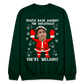 Justin Trudeau Tyrant Christmas Sweater - forest green