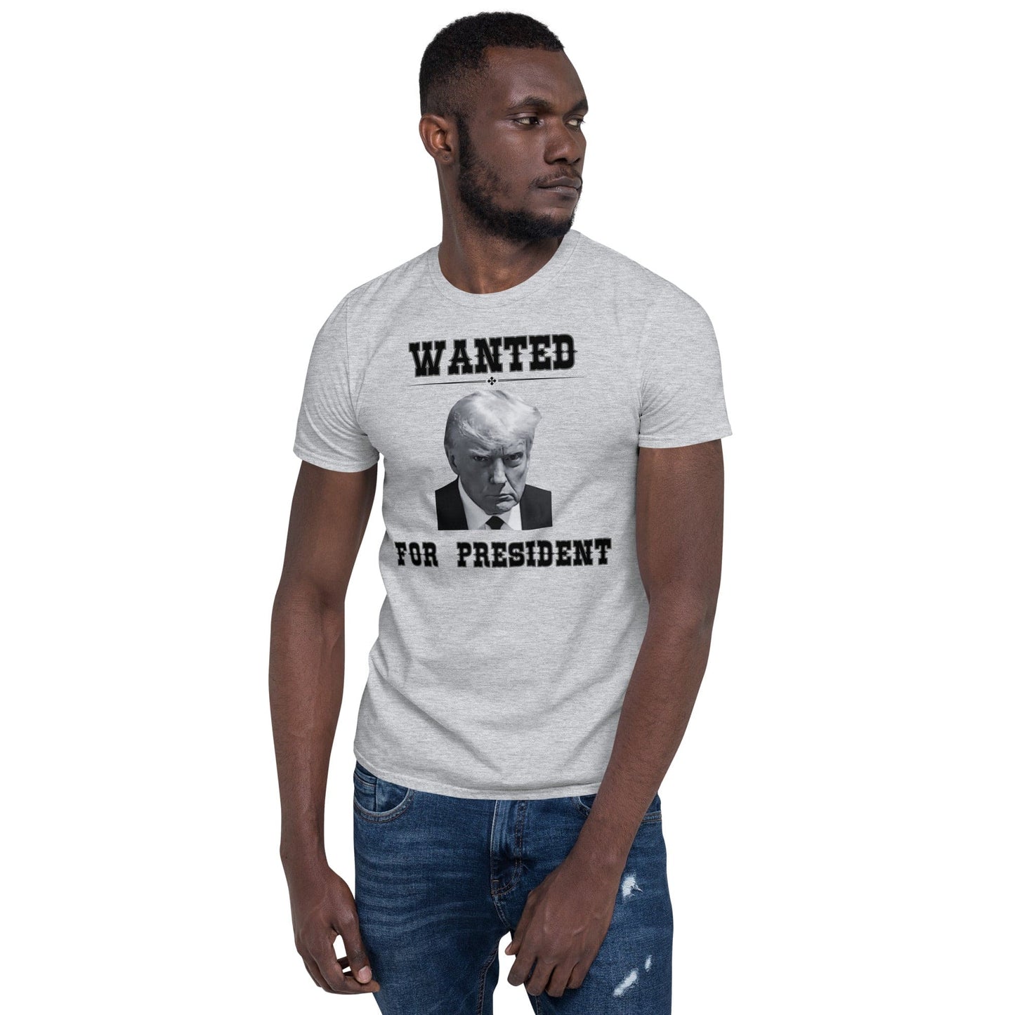 Trump Wanted For President Mugshot T-shirt