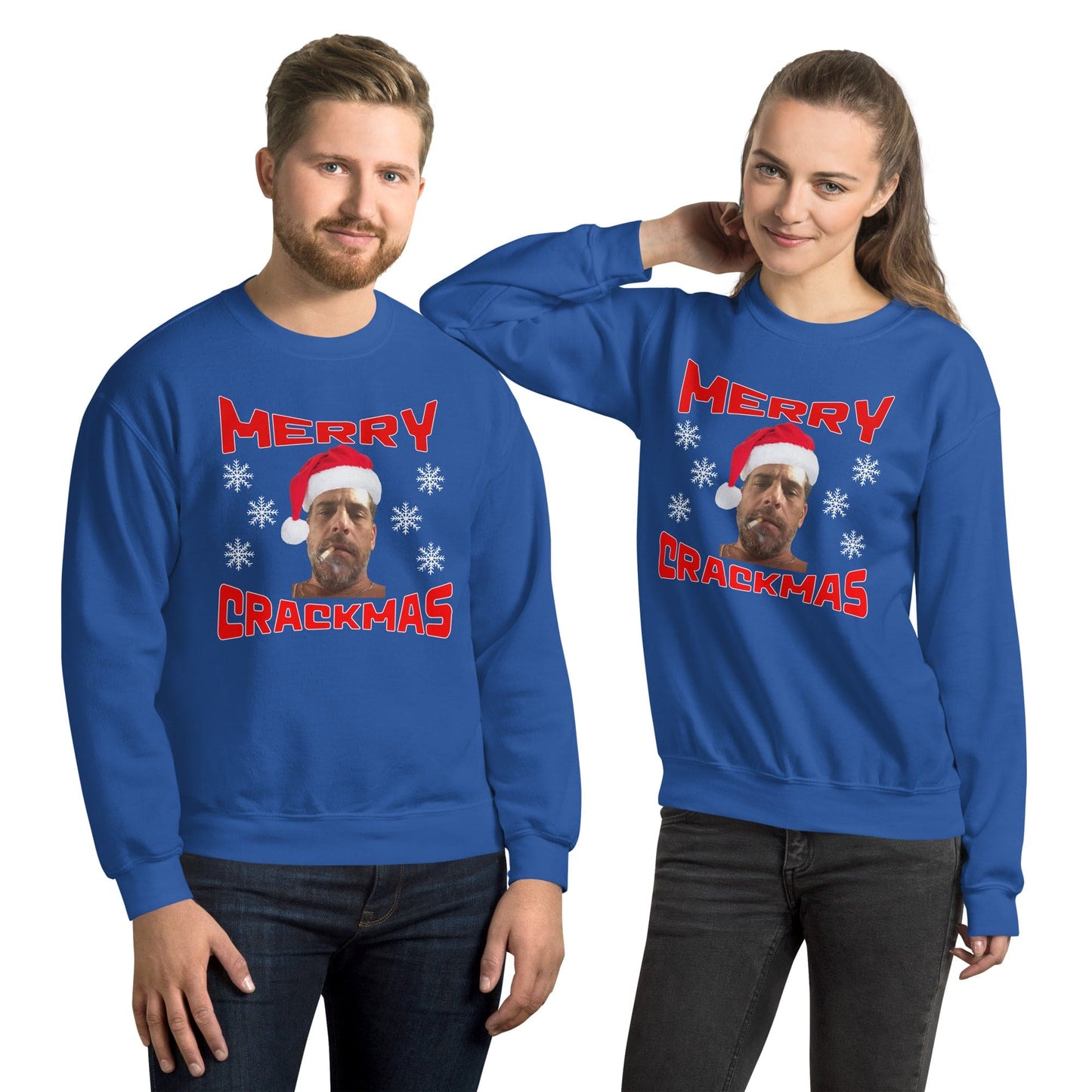 Merry Crackmas Hunter B Funny Christmas Sweater