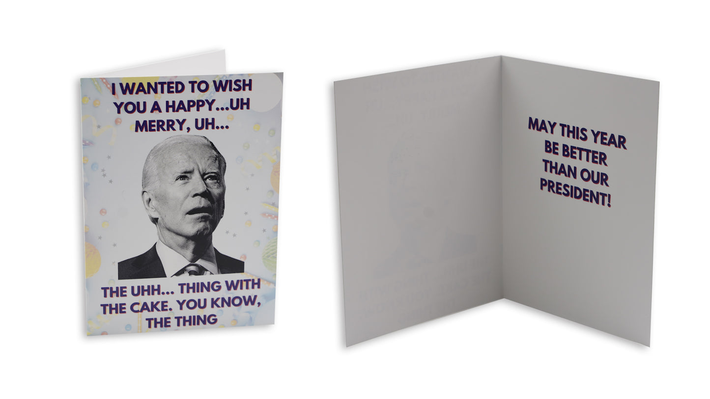 Funny Joe Biden Uh Uh Birthday Card