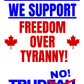 TrudNO Anti Trudeau Garden Flag