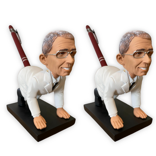 Dr. Fauci Funny Novelty Pencil Holder Bobble - 2 Pieces