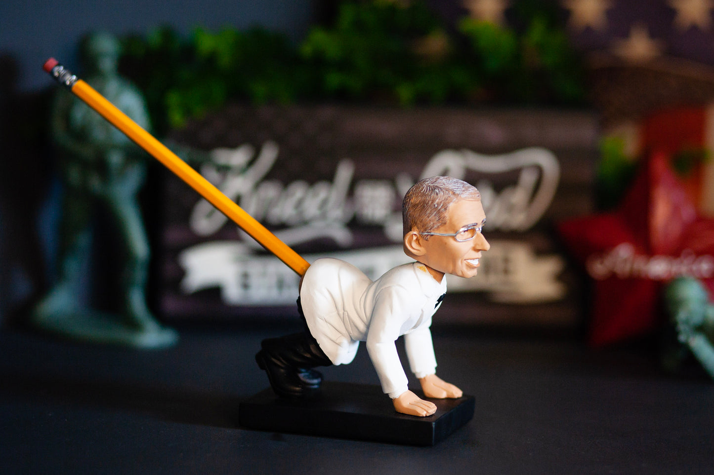 Dr. Fauci Funny Novelty Pencil Holder Bobble