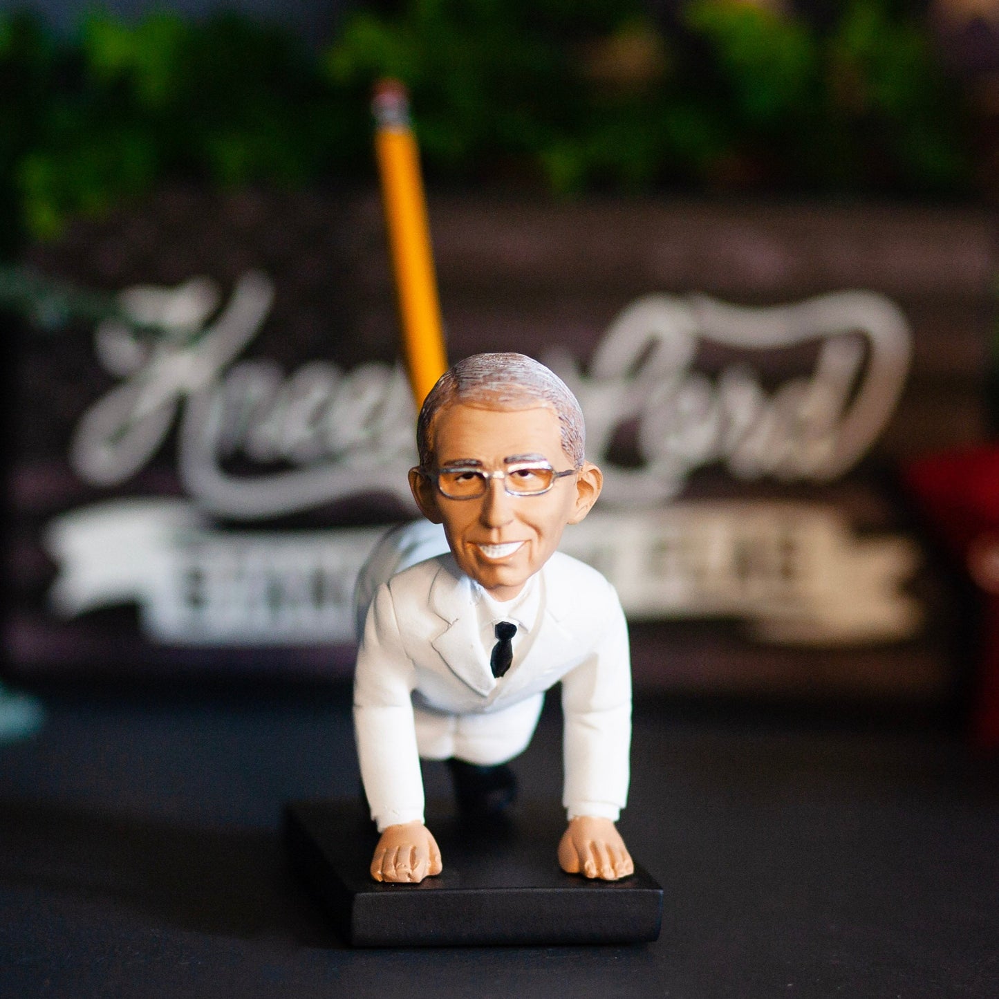 Dr. Fauci Funny Novelty Pencil Holder Bobble