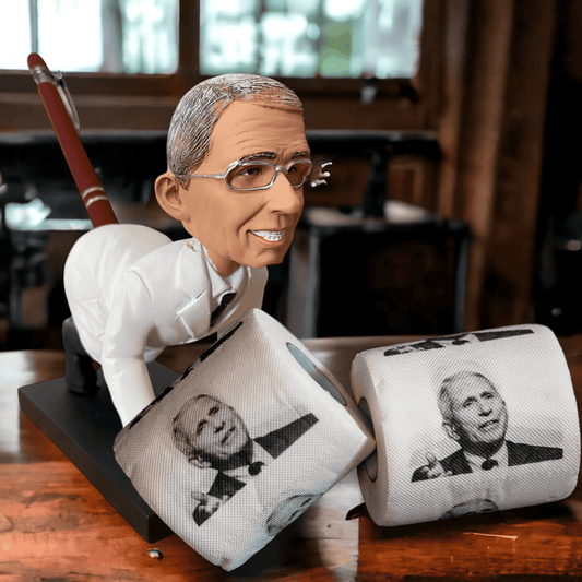 Dr. Fauci Pencil Holder and Toilet Paper Bundle