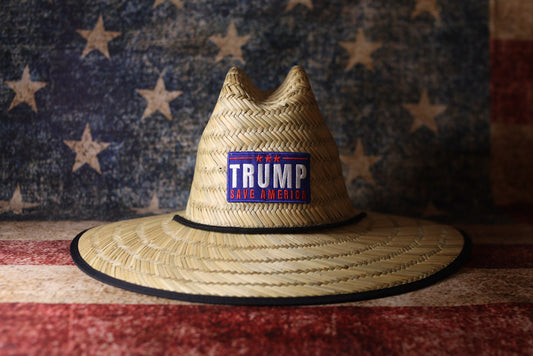 Trump 2024 Save America Straw Sun Hat