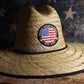 Patriotic USA 1776 Straw Sun Hat