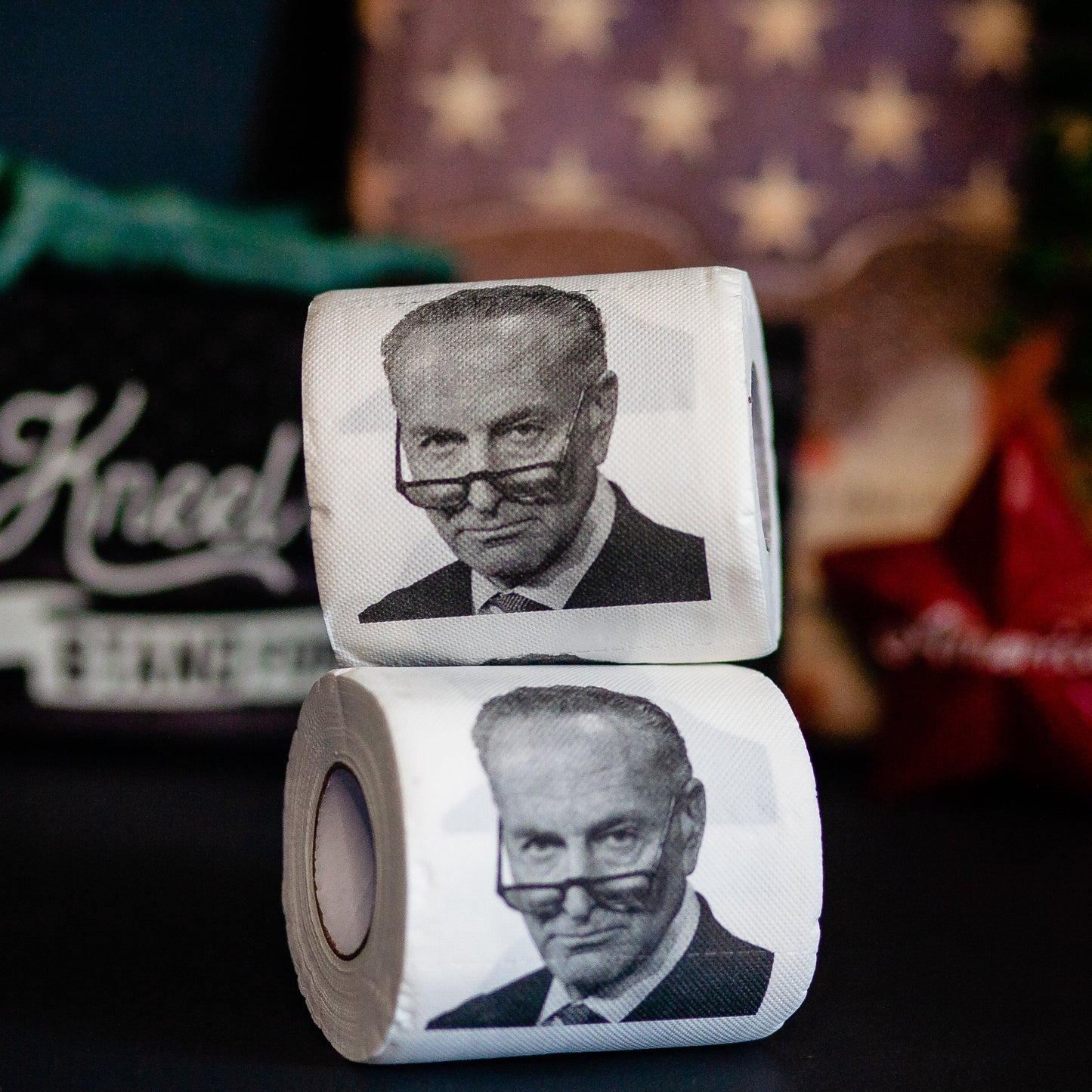 Chuck The Schmuck Schumer Toilet Paper Rolls | 2-Pack