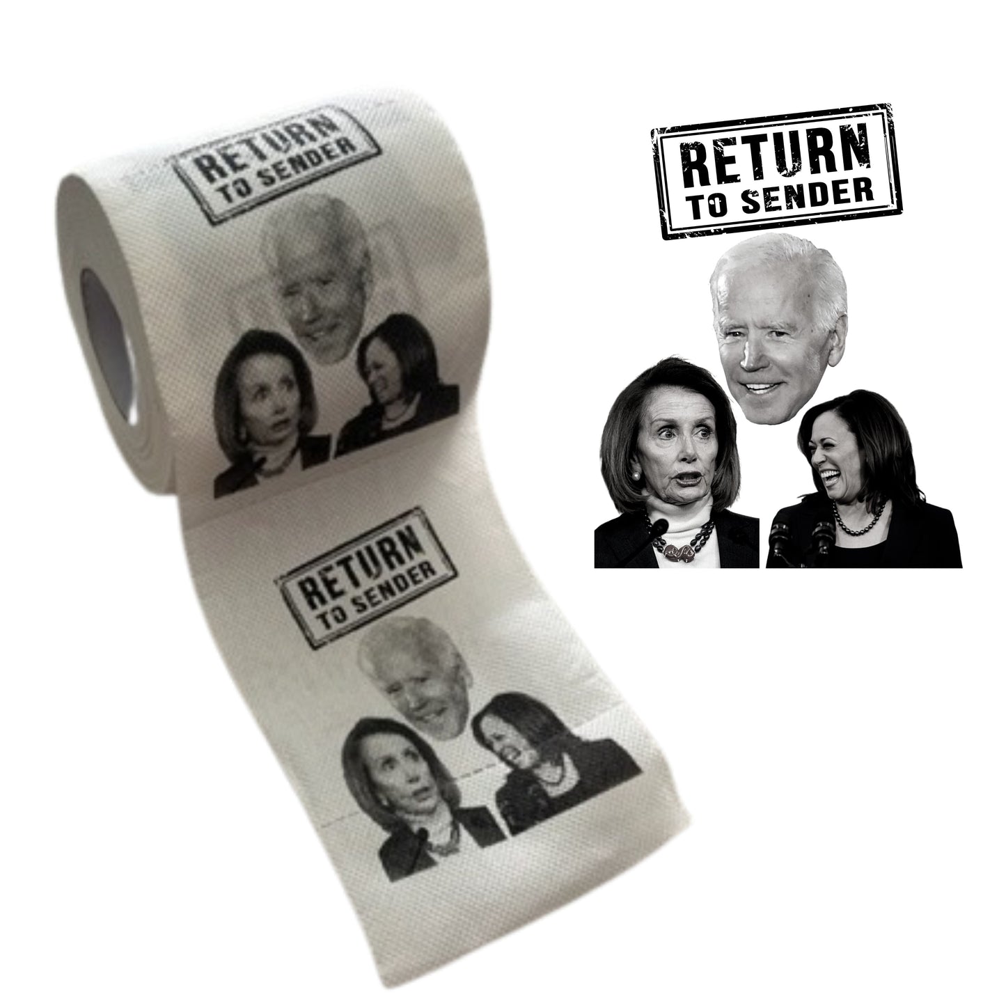 Anti-Democrat Toilet Paper Rolls | 2-Pack