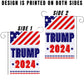 LiberTee Trump for President 2024 Outdoor Garden Flag | Trump 24 Save America 12x18 Flag Banner for Lawn or Garden | Patriotic Flag for MAGA Supporters