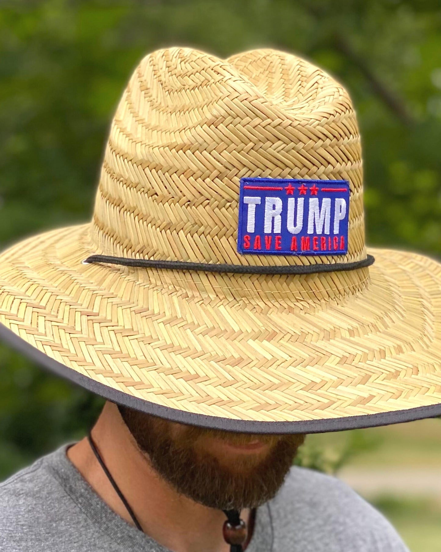 Trump 2024 Save America Straw Sun Hat