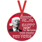 Funny Joe Biden Mumbling Christmas Ornament | Anti-Biden Hanging Ornament with Funny Quote