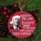 Funny Joe Biden Mumbling Christmas Ornament | Anti-Biden Hanging Ornament with Funny Quote