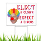 Biden is a Clown Yard Sign | Anti Joe Biden Lawn Decoration | Pro Trump 18"x12" Double-Sided Sign with Stake Made in USA