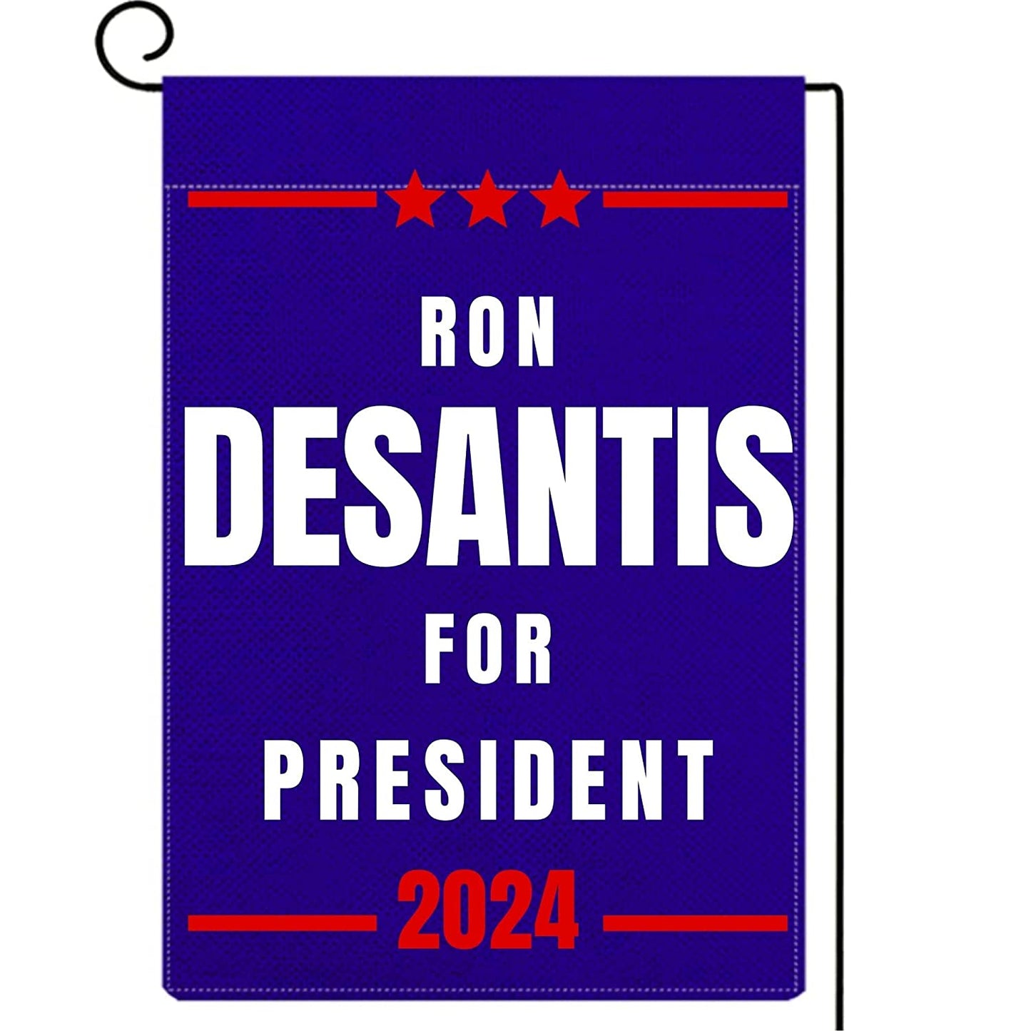 Pesky Patriot Ron DeSantis Outdoor Garden Flag | Pro DeSantis12x18 Double-Sided Flag Banner for Lawn and Garden | DeSantis 2024 Republican Garden Flag