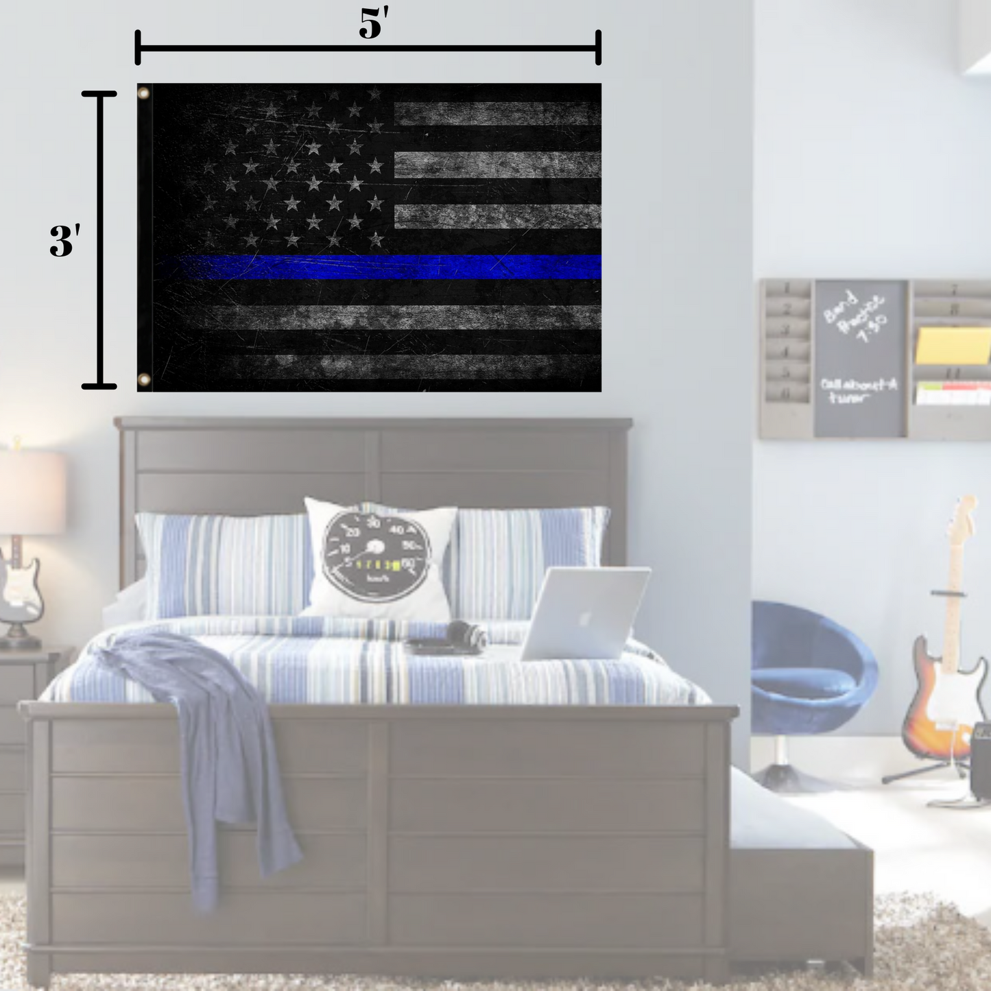 Blue Line Flag