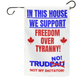 TrudNO Anti Trudeau Garden Flag