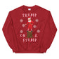 Trump On A Stump Christmas Sweater