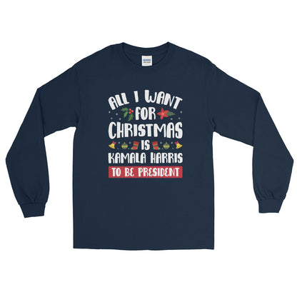 Kamala Harris Christmas Long Sleeve Shirt