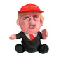 Donald Trump Talking Doll | Funny Trump Talking Figure Plush Toy with Make America Great Again Hat and 5 Quotes