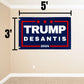 Ron Desantis 3x5 ft Flag with Grommets - 2 Pieces