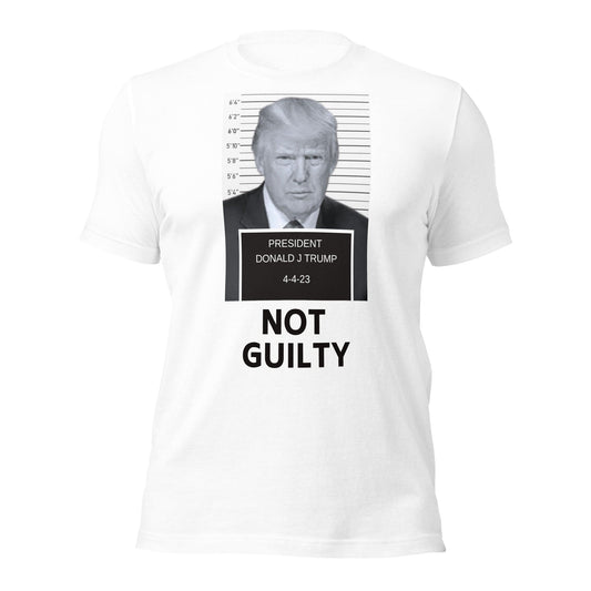 Trump Mugshot Not Guilty T-Shirt