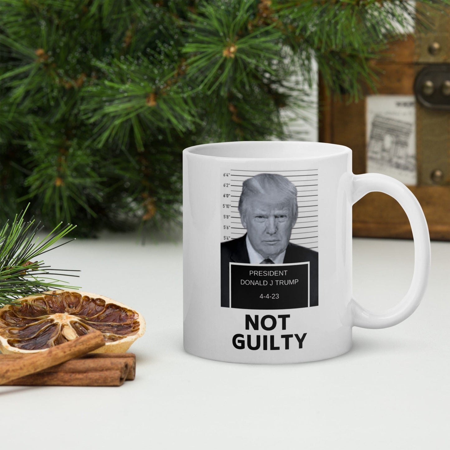 Not Guilty Trump Mugshot Mug